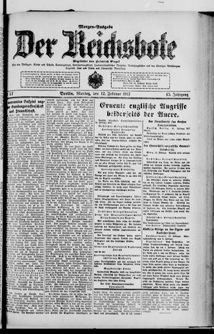 Der Reichsbote vom 12.02.1917
