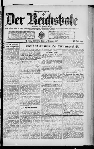 Der Reichsbote on Feb 14, 1917