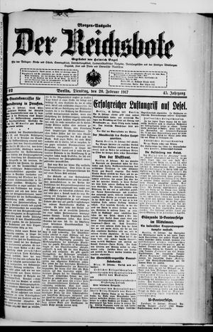 Der Reichsbote vom 20.02.1917