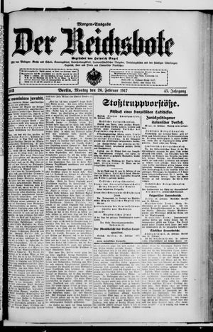 Der Reichsbote vom 26.02.1917