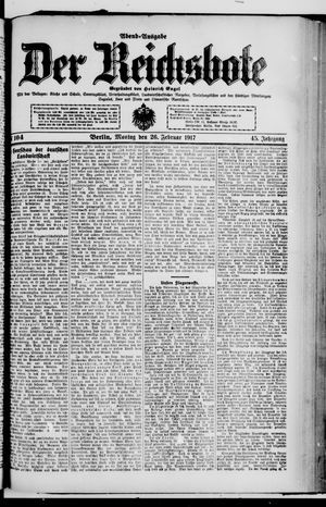 Der Reichsbote vom 26.02.1917