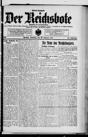 Der Reichsbote vom 27.02.1917