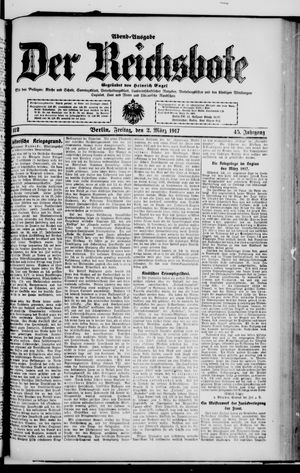 Der Reichsbote vom 02.03.1917