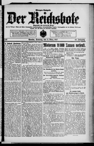 Der Reichsbote on Mar 4, 1917