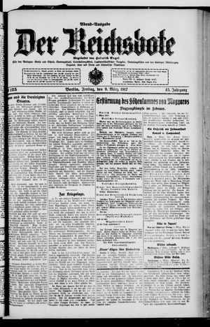 Der Reichsbote vom 09.03.1917