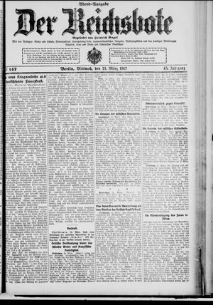 Der Reichsbote on Mar 21, 1917
