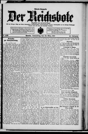 Der Reichsbote vom 22.03.1917