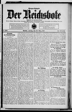 Der Reichsbote vom 23.03.1917