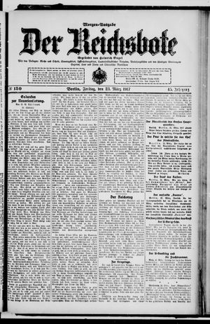 Der Reichsbote vom 23.03.1917