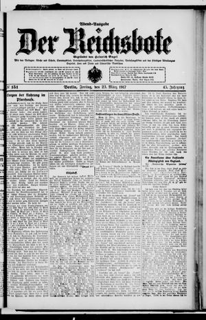 Der Reichsbote vom 23.03.1917
