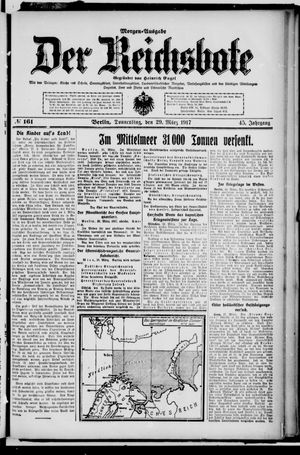 Der Reichsbote vom 29.03.1917