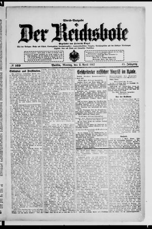 Der Reichsbote vom 02.04.1917