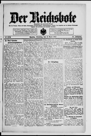 Der Reichsbote vom 03.04.1917