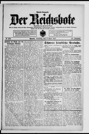 Der Reichsbote vom 03.04.1917