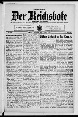 Der Reichsbote on Apr 4, 1917