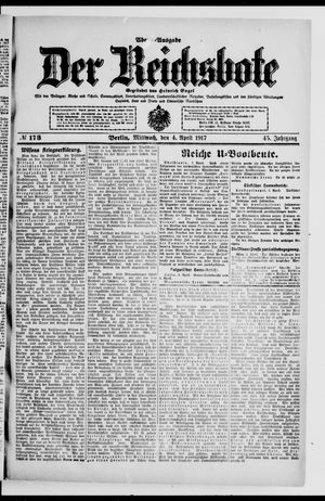 Der Reichsbote on Apr 4, 1917