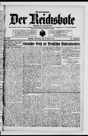 Der Reichsbote vom 08.04.1917