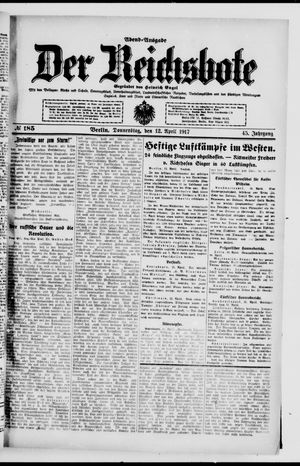 Der Reichsbote on Apr 12, 1917