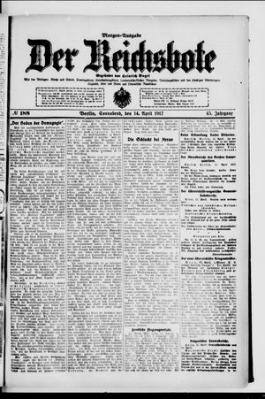 Der Reichsbote vom 14.04.1917