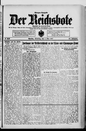 Der Reichsbote vom 01.05.1917
