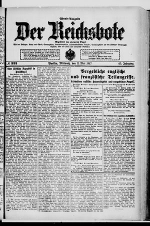 Der Reichsbote vom 02.05.1917