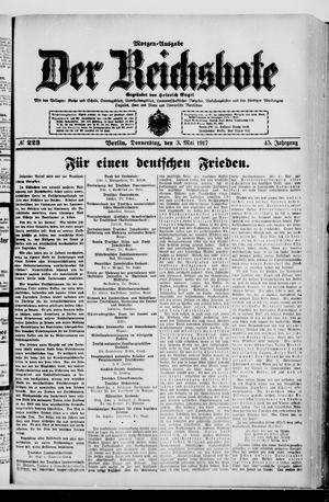 Der Reichsbote vom 03.05.1917