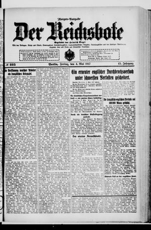 Der Reichsbote on May 4, 1917