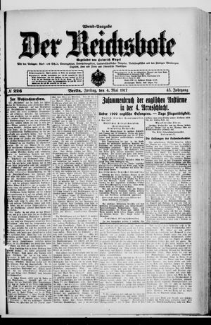 Der Reichsbote vom 04.05.1917
