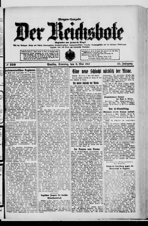 Der Reichsbote vom 06.05.1917