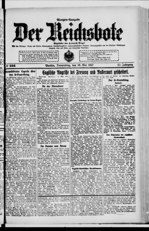 Der Reichsbote vom 10.05.1917