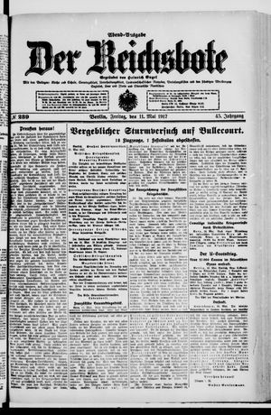 Der Reichsbote vom 11.05.1917