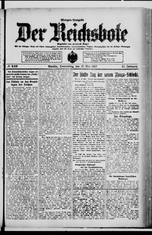 Der Reichsbote vom 17.05.1917