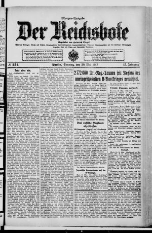 Der Reichsbote vom 20.05.1917