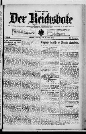Der Reichsbote vom 21.05.1917