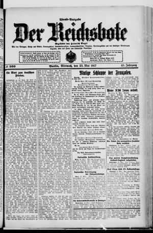 Der Reichsbote vom 23.05.1917