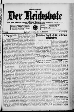 Der Reichsbote vom 24.05.1917