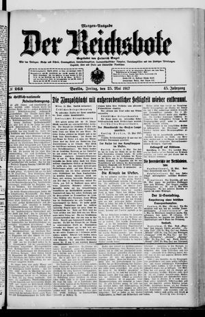 Der Reichsbote vom 25.05.1917