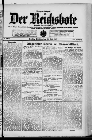 Der Reichsbote vom 29.05.1917