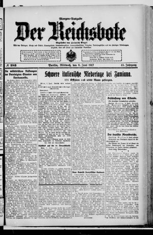 Der Reichsbote vom 06.06.1917