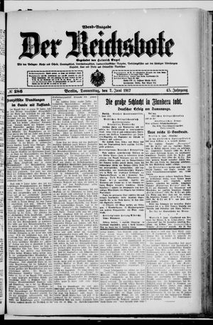 Der Reichsbote vom 07.06.1917