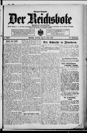 Der Reichsbote vom 08.06.1917