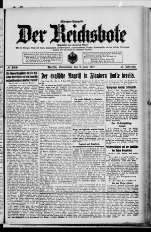 Der Reichsbote vom 09.06.1917
