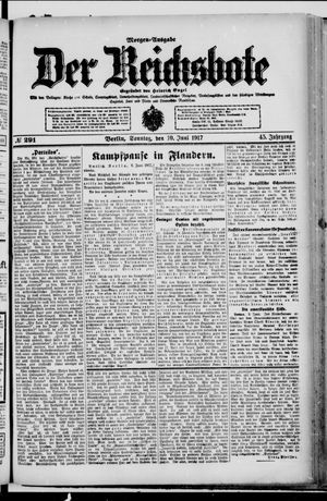 Der Reichsbote vom 10.06.1917