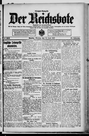 Der Reichsbote vom 11.06.1917