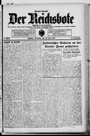 Der Reichsbote vom 12.06.1917