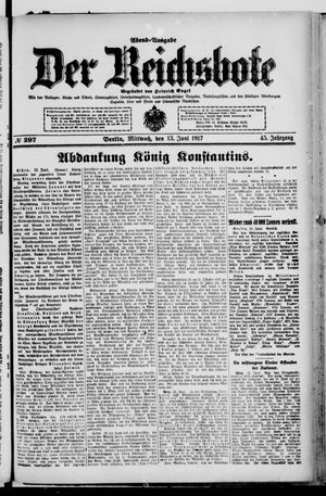 Der Reichsbote on Jun 13, 1917