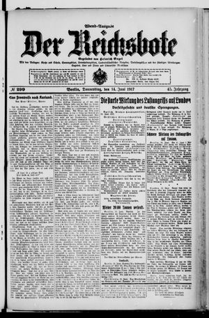Der Reichsbote vom 14.06.1917