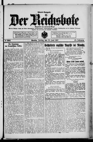 Der Reichsbote vom 15.06.1917