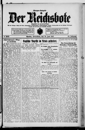 Der Reichsbote vom 16.06.1917