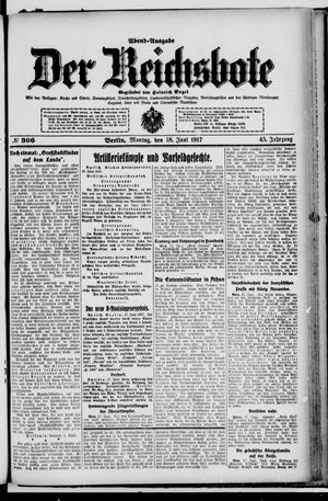 Der Reichsbote vom 18.06.1917